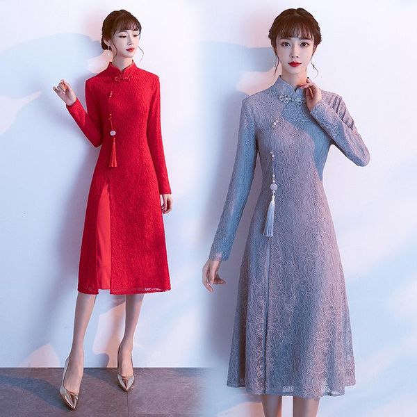 casual dresses dress women chinese style cheongsam mid-long lace women's qipao ladies party elegant plus size 5xl, Black;gray
casual dresses dress women chinese style cheongsam mid-long lace women's qipao ladies party elegant plus size 5xl, Black;gray