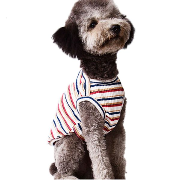 the dog clothes summer color stripe hurdle vest cotton pet clothing sleeveless dog cat t-shirt
the dog clothes summer color stripe hurdle vest cotton pet clothing sleeveless dog cat t-shirt