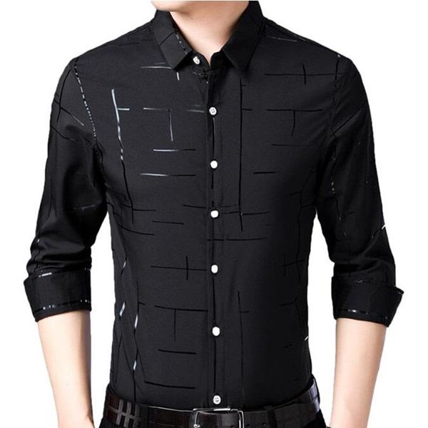 brand casual plaid 2021 luxury plus size long sleeve slim fit men shirt spring social dress shirts mens fashions jersey men's, White;black
brand casual plaid 2021 luxury plus size long sleeve slim fit men shirt spring social dress shirts mens fashions jersey men's, White;black