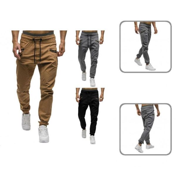 men's pants solid color trendy slim spring sweatpants simple men trousers long for daily wear, Black
men's pants solid color trendy slim spring sweatpants simple men trousers long for daily wear, Black