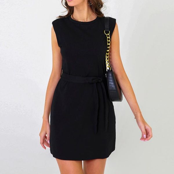 casual dresses round neck sleeveless mini dress basic women summer solid party a-line bandage clubwear 2021 #t3g, Black;gray
casual dresses round neck sleeveless mini dress basic women summer solid party a-line bandage clubwear 2021 #t3g, Black;gray