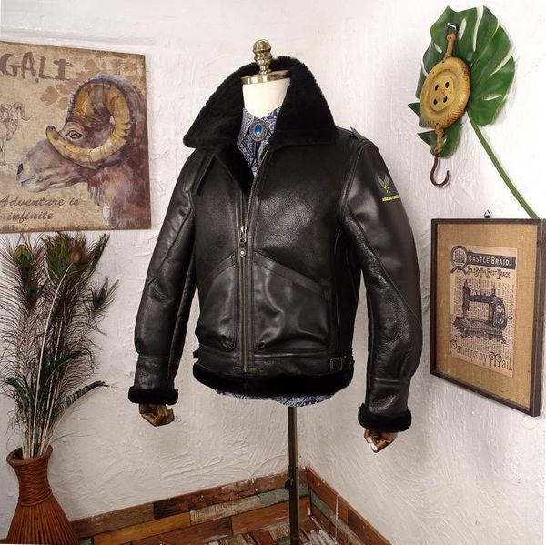 men's leather & faux 2021 black military style genuine shearling jacket men plus size 4xl real natural sheepskin russian winter thick w
men's leather & faux 2021 black military style genuine shearling jacket men plus size 4xl real natural sheepskin russian winter thick w