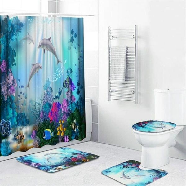 shower curtains marine style dolphin waterproof curtain set anti slip mat base carpet toilet lid cover pad bathroom kit
shower curtains marine style dolphin waterproof curtain set anti slip mat base carpet toilet lid cover pad bathroom kit