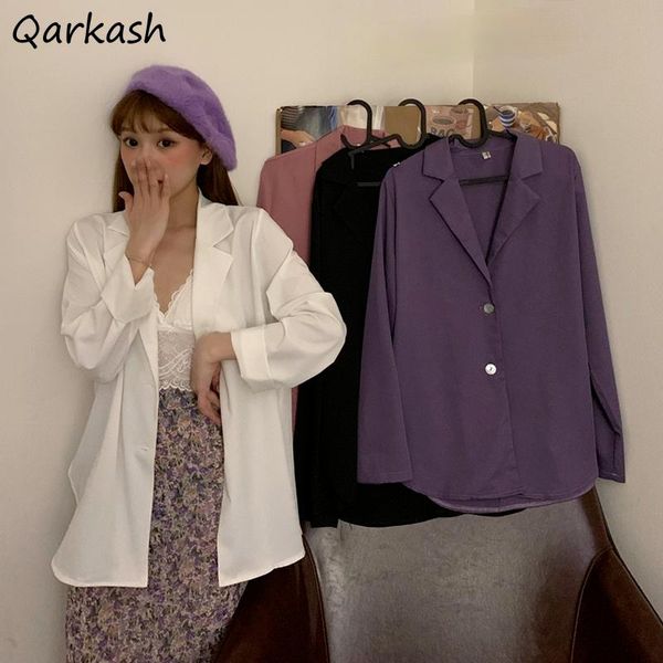 women's suits & blazers plus size s-5xl long sleeve women all-match loose fashion elegant purple casual harajuku korean style streetwea, White;black
women's suits & blazers plus size s-5xl long sleeve women all-match loose fashion elegant purple casual harajuku korean style streetwea, White;black