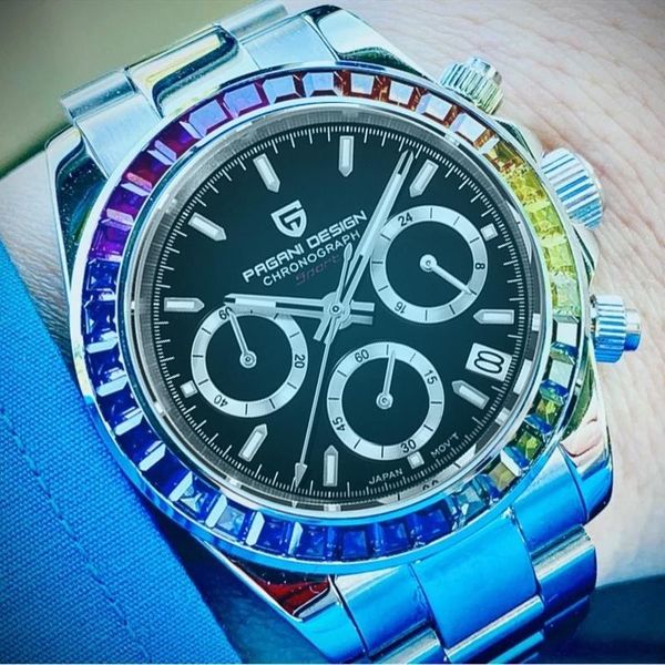 wristwatches 2021 pagani design brand chronograph sports watches mens luxury quartz waterproof 100m watch relogio masculino+box pd-1644, Slivery;brown
wristwatches 2021 pagani design brand chronograph sports watches mens luxury quartz waterproof 100m watch relogio masculino+box pd-1644, Slivery;brown