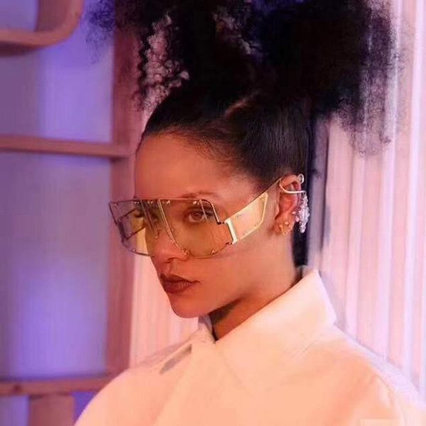 sunglasses trend oversized women men rivet sun glasses one-piece windproof goggles mirror sunglass uv400, White;black
sunglasses trend oversized women men rivet sun glasses one-piece windproof goggles mirror sunglass uv400, White;black