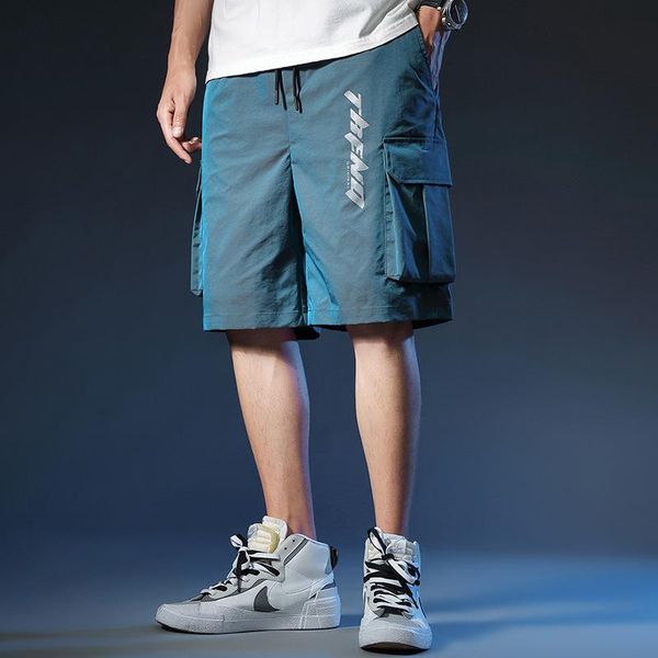color changing overalls shorts men loose five-point pants casual sports air conditioning ice silk thin section men's, White;black
color changing overalls shorts men loose five-point pants casual sports air conditioning ice silk thin section men's, White;black