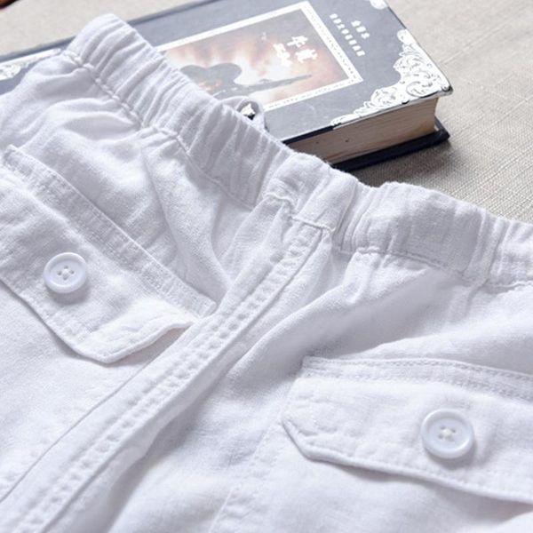 men's pants 1999 spring summer men fashion brand chinese style cotton linen loose male casual simple thin white straight trouser, Black
men's pants 1999 spring summer men fashion brand chinese style cotton linen loose male casual simple thin white straight trouser, Black