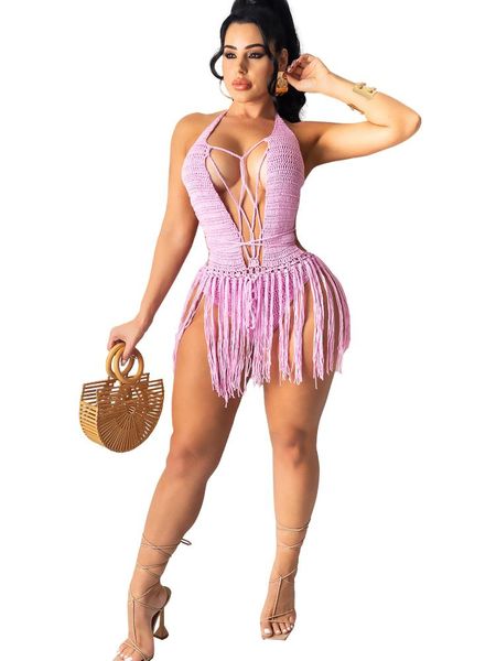 women's swimwear women summer fashion bikini cover up halter neck sleeveless backless hollow out beach high waist tassel dress, White;black
women's swimwear women summer fashion bikini cover up halter neck sleeveless backless hollow out beach high waist tassel dress, White;black