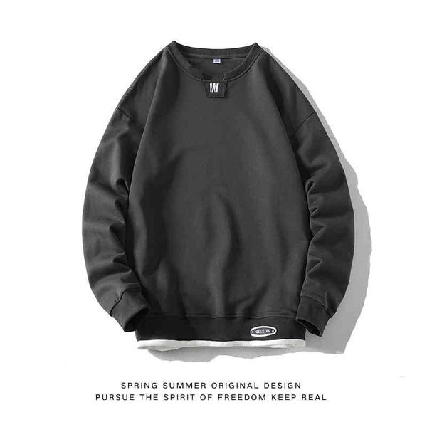 spring autumn new fashion men's pullover long sve solid color oversized casual sweatshirts plus size s-4xl pullovers sweaters, White;black
spring autumn new fashion men's pullover long sve solid color oversized casual sweatshirts plus size s-4xl pullovers sweaters, White;black