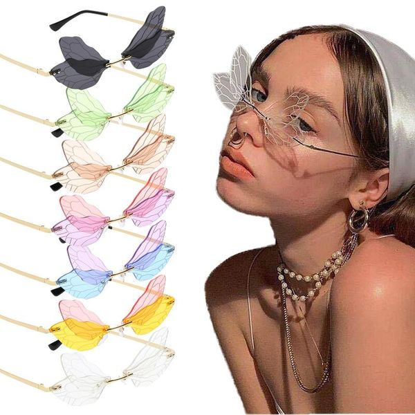 sunglasses feitong summer glasses personalized retro steampunk frameless gradient transparent fashion goggle eyewears 2021, White;black
sunglasses feitong summer glasses personalized retro steampunk frameless gradient transparent fashion goggle eyewears 2021, White;black