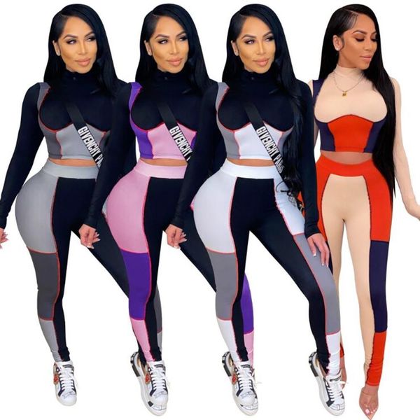 casual two pieces set womens tracksuits long sleeve crop pants 2 print sports suit skinny outdoor wear, Gray
casual two pieces set womens tracksuits long sleeve crop pants 2 print sports suit skinny outdoor wear, Gray