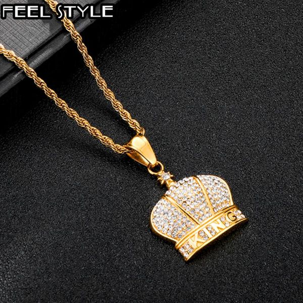 pendant necklaces 316l stainless steel hip hop full rhinestone bling iced out king crown & pendants for men jewelry ship, Silver
pendant necklaces 316l stainless steel hip hop full rhinestone bling iced out king crown & pendants for men jewelry ship, Silver