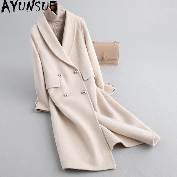 winter jacket women wool coat female double side long woolen coats and jackets korean outwear my4198 women's & blends, Black
winter jacket women wool coat female double side long woolen coats and jackets korean outwear my4198 women's & blends, Black