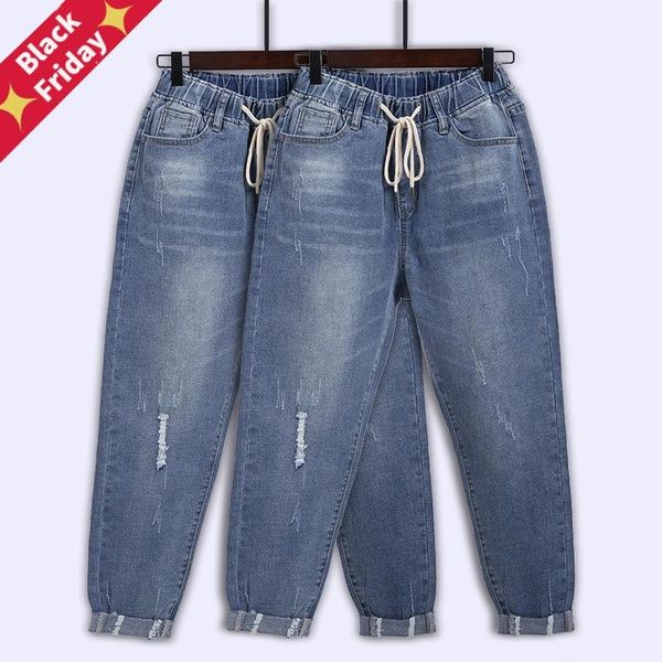 denim jeans women large size l-8xl loose brand european and american thin harem cropped pants elastic waist women's, Blue
denim jeans women large size l-8xl loose brand european and american thin harem cropped pants elastic waist women's, Blue