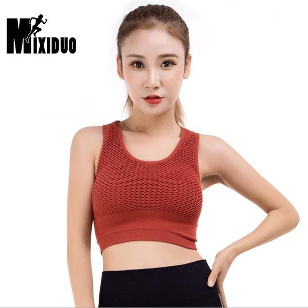 gym clothing mixiduo women shakeproof sports bra cropped fitness padded yoga bras vest sportswear running underwear, White;black
gym clothing mixiduo women shakeproof sports bra cropped fitness padded yoga bras vest sportswear running underwear, White;black