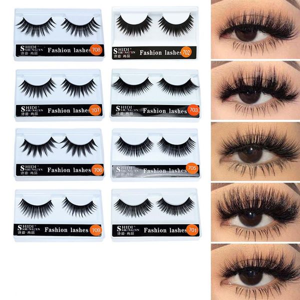 false eyelashes faux lashes fluffy soft wispy volume reusable eyelash extension stage performance thick eye wholesale
false eyelashes faux lashes fluffy soft wispy volume reusable eyelash extension stage performance thick eye wholesale
