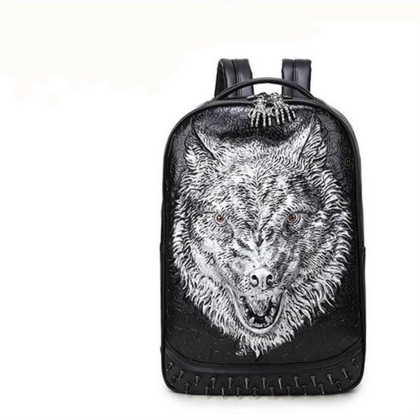 backpack 3d wolf head men's backpacks special cool shoulder bags for teenage boys pu leather lapschool
backpack 3d wolf head men's backpacks special cool shoulder bags for teenage boys pu leather lapschool