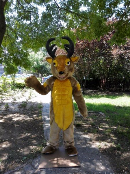 mascot costumes deer mascot costume suits party game dress outfits clothing advertising carnival halloween xmas easter festival adults, Red;yellow
mascot costumes deer mascot costume suits party game dress outfits clothing advertising carnival halloween xmas easter festival adults, Red;yellow