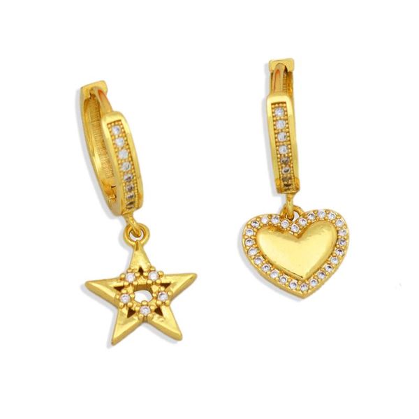 dangle & chandelier cz zircon drop earrings huggies charm jewelry for women girls gift gold color heart star asymmetry hoop pendientes, Silver
dangle & chandelier cz zircon drop earrings huggies charm jewelry for women girls gift gold color heart star asymmetry hoop pendientes, Silver