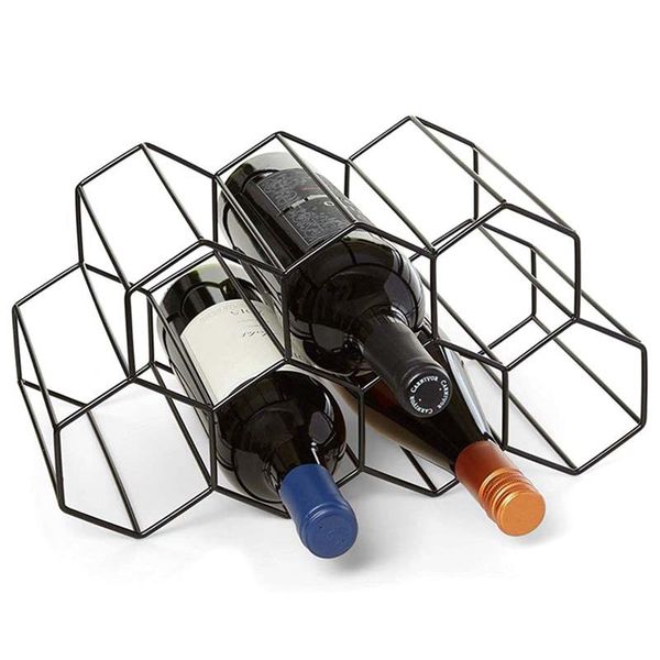 tablewine racks hexagon 9 bottle holder display modern metal honeycomb rack storage beehive
tablewine racks hexagon 9 bottle holder display modern metal honeycomb rack storage beehive