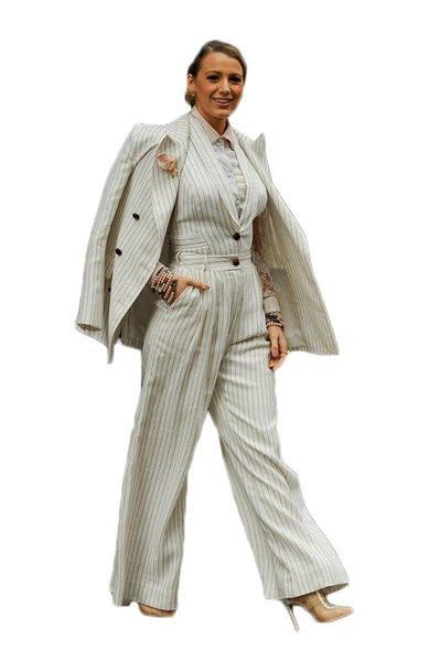 high street woman suit fashion singal breasted 2021 design notched collar party evening jacket pencil pant female women's two piece pan, White
high street woman suit fashion singal breasted 2021 design notched collar party evening jacket pencil pant female women's two piece pan, White