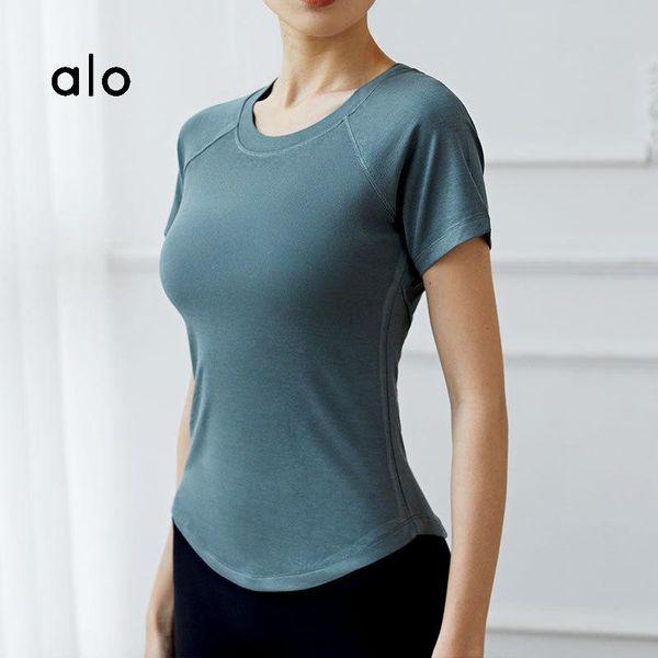 yoga outfit alo women's t-shirt slim sports running workout clothes gym short sleeve breathable
yoga outfit alo women's t-shirt slim sports running workout clothes gym short sleeve breathable