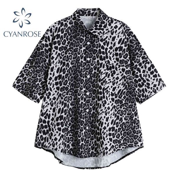 summer streetwear buttons leopard print blouse women fashion korean style turn down collar shirt ins casual ol short sleeve 210417, White
summer streetwear buttons leopard print blouse women fashion korean style turn down collar shirt ins casual ol short sleeve 210417, White