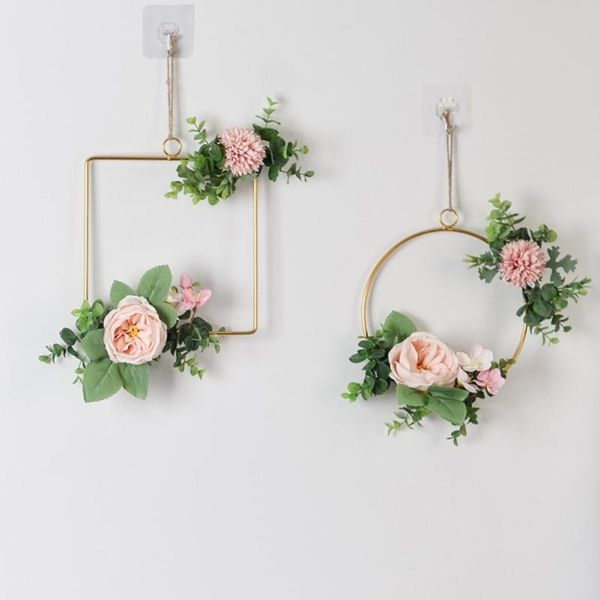 decorative flowers & wreaths 1pc cilected nordic ins iron wall hanging wreath decoration artificial rose flower for wedding backdrop floral
decorative flowers & wreaths 1pc cilected nordic ins iron wall hanging wreath decoration artificial rose flower for wedding backdrop floral