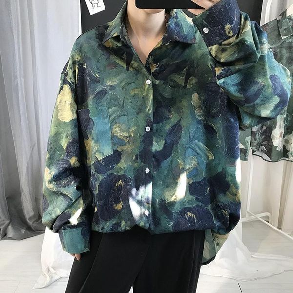 japanese shirts for men vintage ins loose long sleeve shirt oils print streetwear harajuku casual chemise homme size -xl men's, White;black
japanese shirts for men vintage ins loose long sleeve shirt oils print streetwear harajuku casual chemise homme size -xl men's, White;black