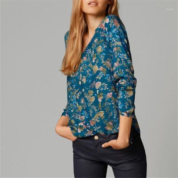 women's blouses & shirts pure cotton vintage print female blusas long-sleeved v-neck loose large size pullover summer casual, White
women's blouses & shirts pure cotton vintage print female blusas long-sleeved v-neck loose large size pullover summer casual, White