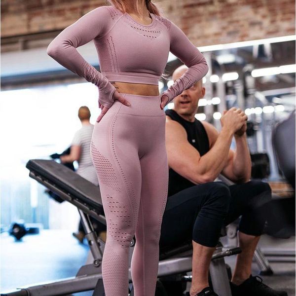 running 2 piece outfits for women clothing 2021 spring sportswear fitness long sleeve tight seamless training suit fashion youth two dress, White
running 2 piece outfits for women clothing 2021 spring sportswear fitness long sleeve tight seamless training suit fashion youth two dress, White