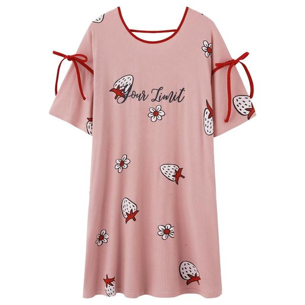 women's sleepwear night dress women big plus size lingerie sky blue cute printing nightgown 4xl 5xl camisolas cool modal teengirls, Black;red
women's sleepwear night dress women big plus size lingerie sky blue cute printing nightgown 4xl 5xl camisolas cool modal teengirls, Black;red