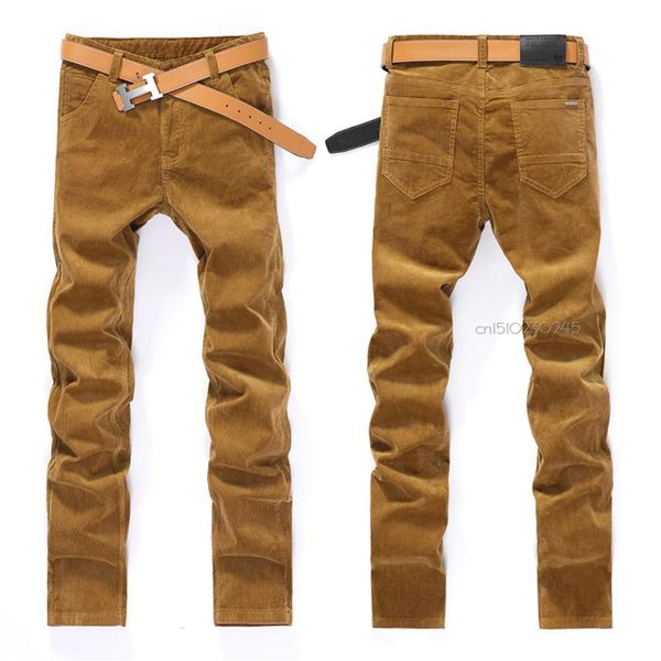 men's pants autumn thick corduroy stretch casual classic slim trousers clothes, Black
men's pants autumn thick corduroy stretch casual classic slim trousers clothes, Black