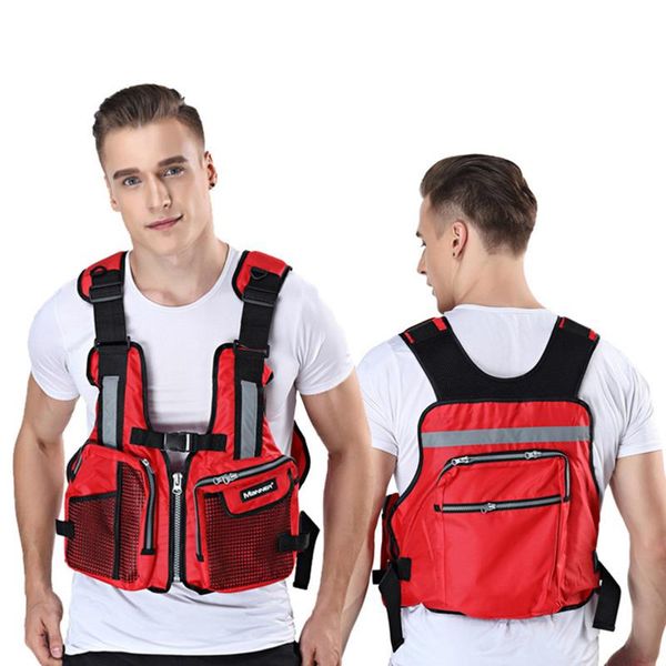 one-piece suits fishing vest multi-pocket jacket buoyancy adjustable drift waistcoat for kayaking sailing water sports
one-piece suits fishing vest multi-pocket jacket buoyancy adjustable drift waistcoat for kayaking sailing water sports