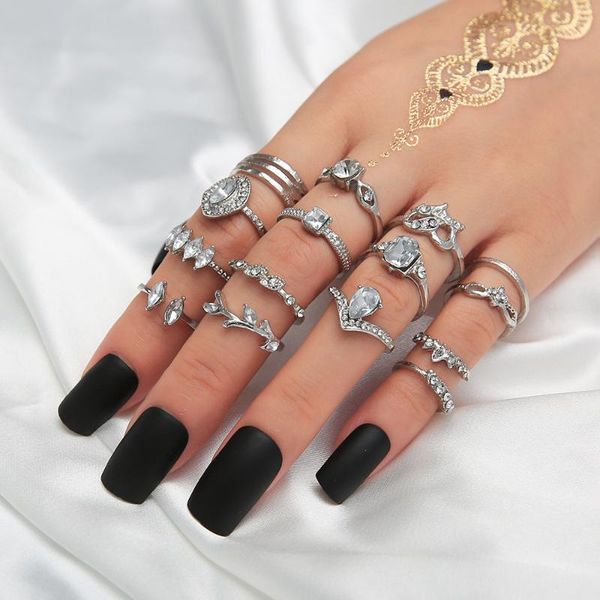 wedding rings 15 pcs engraved heart shaped crystal lover knuckle set fashion jewelry, Slivery;golden
wedding rings 15 pcs engraved heart shaped crystal lover knuckle set fashion jewelry, Slivery;golden