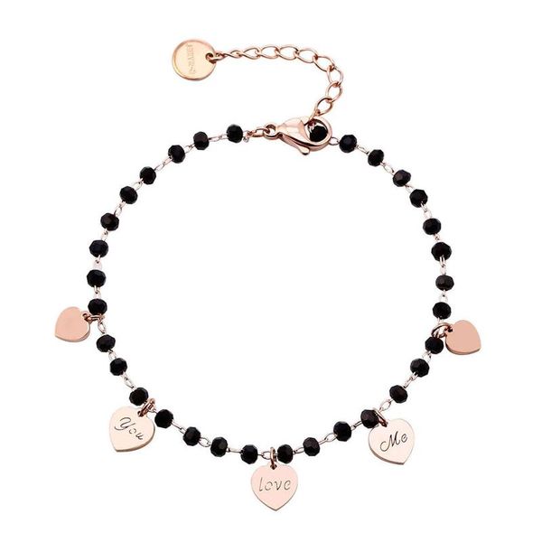 charm bracelets heart black crystal beads bracelet for women stainless steel adjustable chains bangle fashion female jewelry, Golden;silver
charm bracelets heart black crystal beads bracelet for women stainless steel adjustable chains bangle fashion female jewelry, Golden;silver