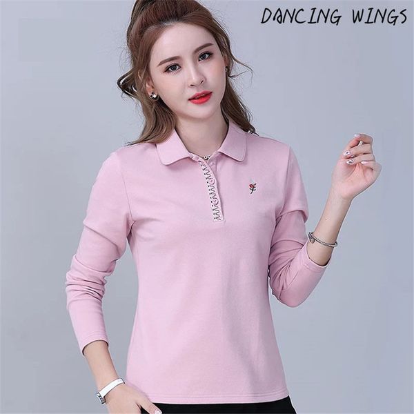 women's polos dancing wings autumn loose large size 100% cotton women polo shirts long sleeve xa7e, White
women's polos dancing wings autumn loose large size 100% cotton women polo shirts long sleeve xa7e, White