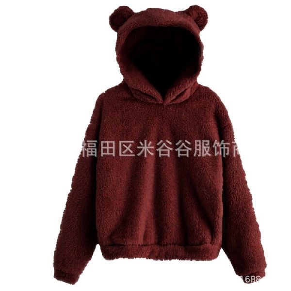 new fluffy rabbit ear hooded warm sweater in autumn and winter 2020, Black;white
new fluffy rabbit ear hooded warm sweater in autumn and winter 2020, Black;white