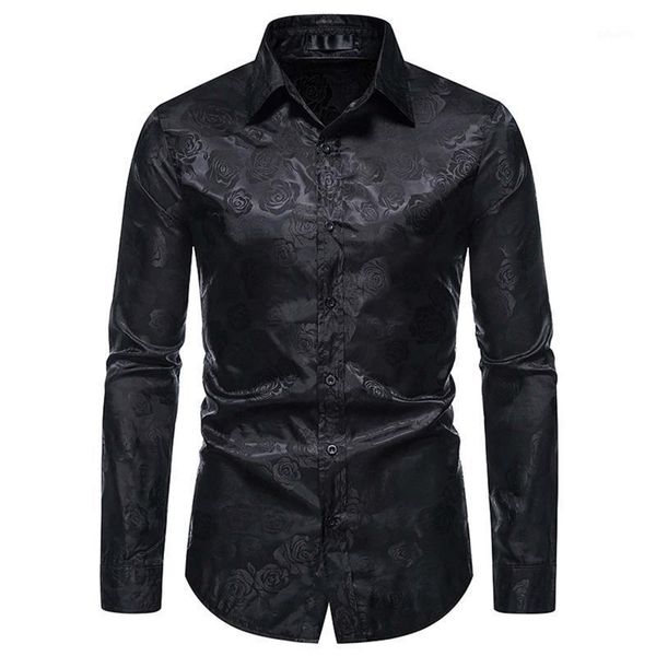 men's casual shirts 2021 men brand fashion shirt luxury dark embroidery long sleeve camicias bussiness party slim fit cardigan autumn b, White;black
men's casual shirts 2021 men brand fashion shirt luxury dark embroidery long sleeve camicias bussiness party slim fit cardigan autumn b, White;black