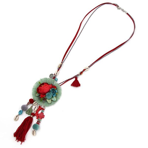 handmade jewelry boho necklaces for women statement flower tassel pendant long chain necklace female, Silver
handmade jewelry boho necklaces for women statement flower tassel pendant long chain necklace female, Silver