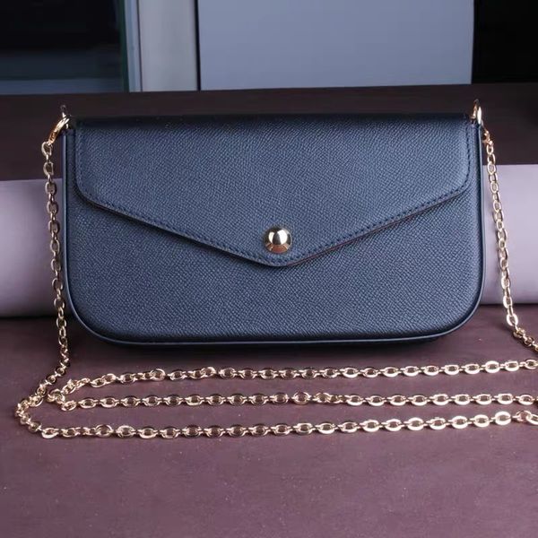 wholesale chain purse chain shoulder bag for women evening bag handbag presbyopic three piece set mini messenger bag card holder purse
wholesale chain purse chain shoulder bag for women evening bag handbag presbyopic three piece set mini messenger bag card holder purse
