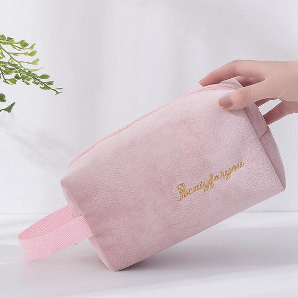 travel portable cosmetic bag storage flannel organizer waterproof makeup case women girl zipper wash beauty make up pouch bags & cases
travel portable cosmetic bag storage flannel organizer waterproof makeup case women girl zipper wash beauty make up pouch bags & cases