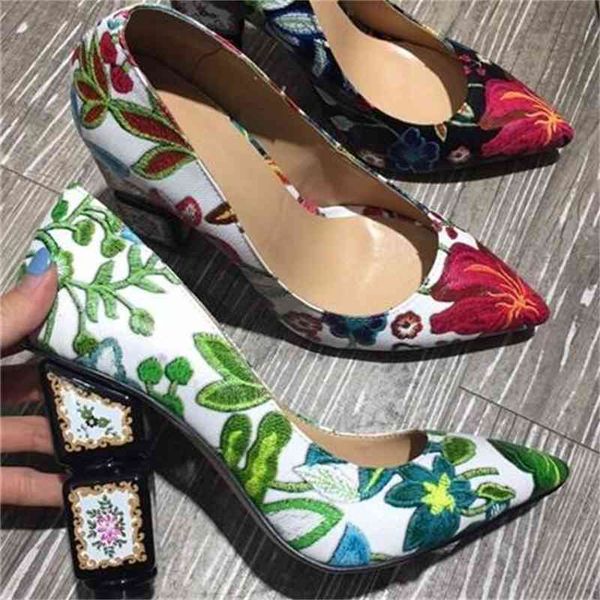 dress shoes macytino elegent women pumps flower printed high heel 10cm chunky heels formal iore, Black
dress shoes macytino elegent women pumps flower printed high heel 10cm chunky heels formal iore, Black