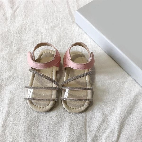 sandals girls' summer one-line princess soft sole fashion with open toe leather ankle-wrap and flat shoes, Black;red
sandals girls' summer one-line princess soft sole fashion with open toe leather ankle-wrap and flat shoes, Black;red