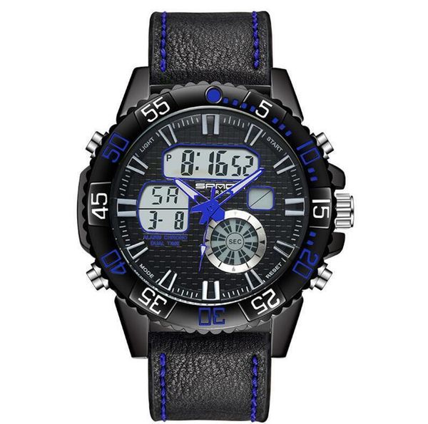 three at military wind will clock dial tide male wrist watch schoolboy trend more function numeralization waterproof electronic wristwatches, Slivery;brown
three at military wind will clock dial tide male wrist watch schoolboy trend more function numeralization waterproof electronic wristwatches, Slivery;brown