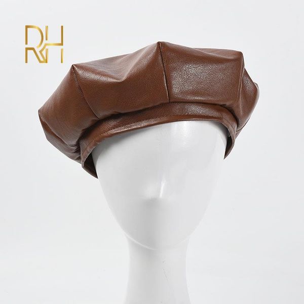 berets women fashion beret solid pu leather french artist warm beanie hat female korean style retro octagonal, Blue;gray
berets women fashion beret solid pu leather french artist warm beanie hat female korean style retro octagonal, Blue;gray