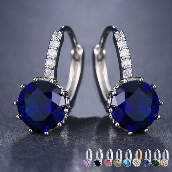 hoop & huggie fashion 10 colors cz earrings for women silver color crystal girl hoops jewelry gift wholesale brinco bijoux, Golden;silver
hoop & huggie fashion 10 colors cz earrings for women silver color crystal girl hoops jewelry gift wholesale brinco bijoux, Golden;silver