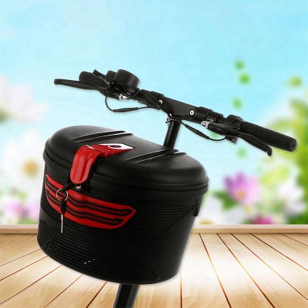 cycling bags electric bicycle front frame car basket mountain bike plastic special storage with lock
cycling bags electric bicycle front frame car basket mountain bike plastic special storage with lock