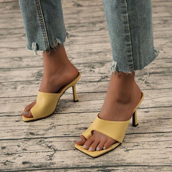 dress shoes women's slippers mules summer stiletto pumps sandals luxury for 2021 fashion flip-flop spool heels, Black
dress shoes women's slippers mules summer stiletto pumps sandals luxury for 2021 fashion flip-flop spool heels, Black